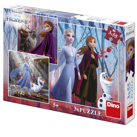 Puzzle 3 in 1 - Frozen II (3 x 55 piese) Puzzle 3 in 1 - Frozen II (3 x 55 piese)