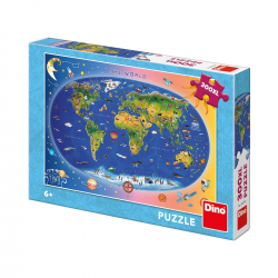 Puzzle XL - Harta Lumii (300 piese) Puzzle XL - Harta Lumii (300 piese)