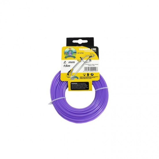 Fir motocoasa, trimmer, rotund, grosime 2,4 mm, lungime 15 m Fir motocoasa, trimmer, rotund, grosime 2,4 mm, lungime 15 m