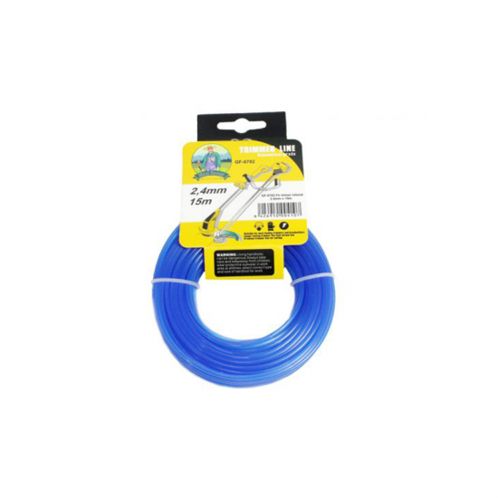 Fir motocoasa, trimmer, rotund, grosime 2,4 mm, lungime 15 m Fir motocoasa, trimmer, rotund, grosime 2,4 mm, lungime 15 m
