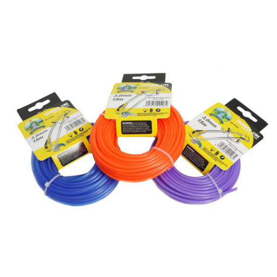 Fir motocoasa, trimmer, rotund, grosime 3 mm, lungime 15 m