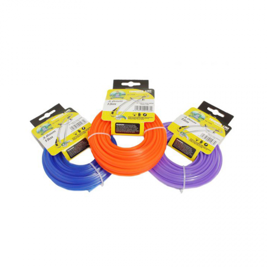 Fir patrat motocoasa, trimmer, grosime 3 mm, lungime 15 m