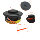 Tambur motocoasa, Autocut pentru motocoasa Stihl 40-2 cu 2 fire, M12X1.5 mm, mosor motocositoare cu fir 1.3-4 mm, diametru filet 12 mm, pas 1.5 mm
