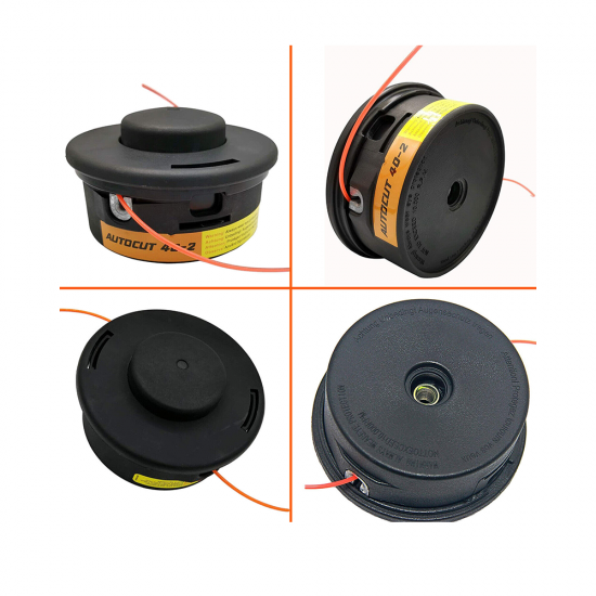 Tambur motocoasa, Autocut pentru motocoasa Stihl 40-2 cu 2 fire, M12X1.5 mm, mosor motocositoare cu fir 1.3-4 mm, diametru filet 12 mm, pas 1.5 mm