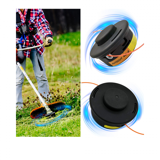 Tambur motocoasa, Autocut pentru motocoasa Stihl 40-2 cu 2 fire, M12X1.5 mm, mosor motocositoare cu fir 1.3-4 mm, diametru filet 12 mm, pas 1.5 mm