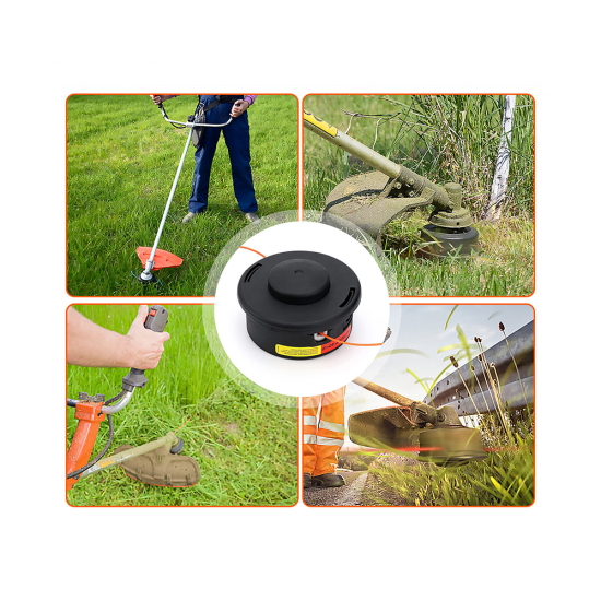 Tambur motocoasa, Autocut pentru motocoasa Stihl 40-2 cu 2 fire, M12X1.5 mm, mosor motocositoare cu fir 1.3-4 mm, diametru filet 12 mm, pas 1.5 mm