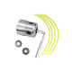 Tambur motocoasa universal din aluminiu, cap mosor motocositoare pentru taierea ierbii, 4 fire nylon 3 mm Tambur motocoasa universal din aluminiu, cap mosor motocositoare pentru taierea ierbii, 4 fire nylon 3 mm
