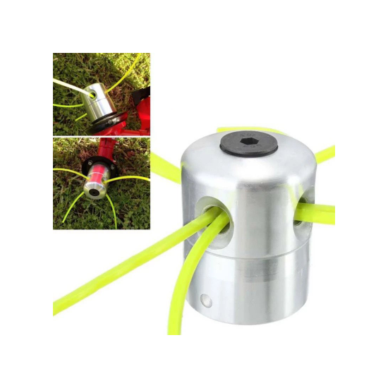 Tambur motocoasa universal din aluminiu, cap mosor motocositoare pentru taierea ierbii, 4 fire nylon 3 mm Tambur motocoasa universal din aluminiu, cap mosor motocositoare pentru taierea ierbii, 4 fire nylon 3 mm