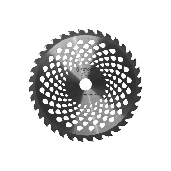 Disc motocoasa, 230x25.4x1.3x36T mm, 36 dinti vidia, Rotakt RODT36231A Disc motocoasa, 230x25.4x1.3x36T mm, 36 dinti vidia, Rotakt RODT36231A