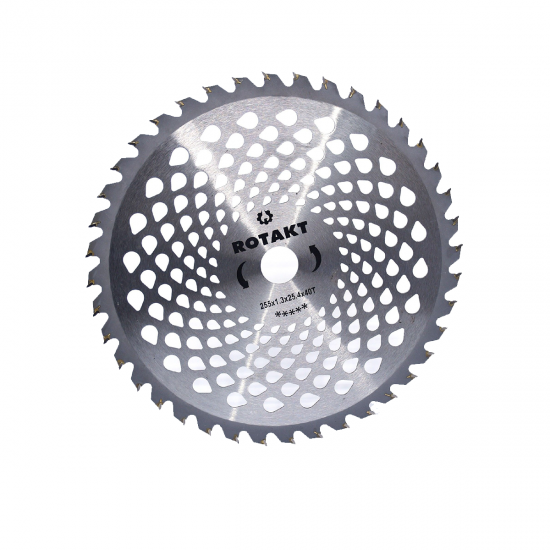 Disc motocoasa, 255x25.4x1.3x40T mm, 40 dinti vidia, Rotakt RODT40251A
