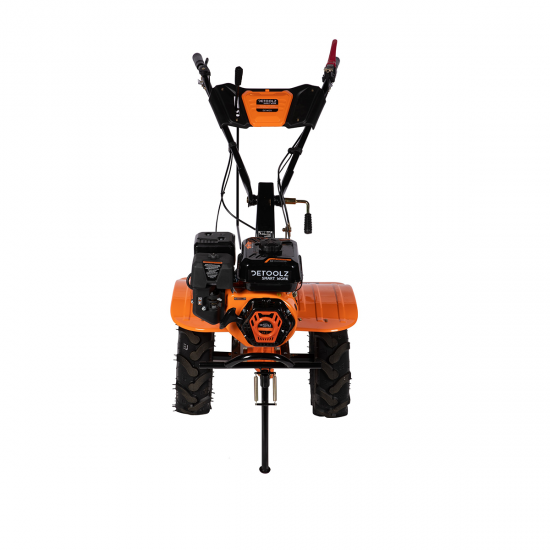 Motocultor, Detoolz, benzina, 7.5 CP, motor 4 timpi, 212 CC, 2+1 viteze, rarita ajustabila, roti metalice, freze segmentabile, discuri laterale Motocultor, Detoolz, benzina, 7.5 CP, motor 4 timpi, 212 CC, 2+1 viteze, rarita ajustabila, roti metalice, freze segmentabile, discuri laterale