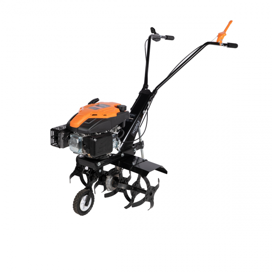 Motocultor, Detoolz, benzina, 6 CP, motor 4 timpi, 173 CC, adancime maxima de lucru 26 cm, latime maxima de lucru 59 cm, freze segmentabile