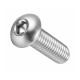 Surub inox cu cap bombat si locas hexagonal M5x12, DIN 7380 Surub inox cu cap bombat si locas hexagonal M5x12, DIN 7380