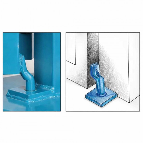Pivot balama din otel cu placa pentru poarta, baza 60x60 mm, diametru 20 mm, inaltime 93 mm