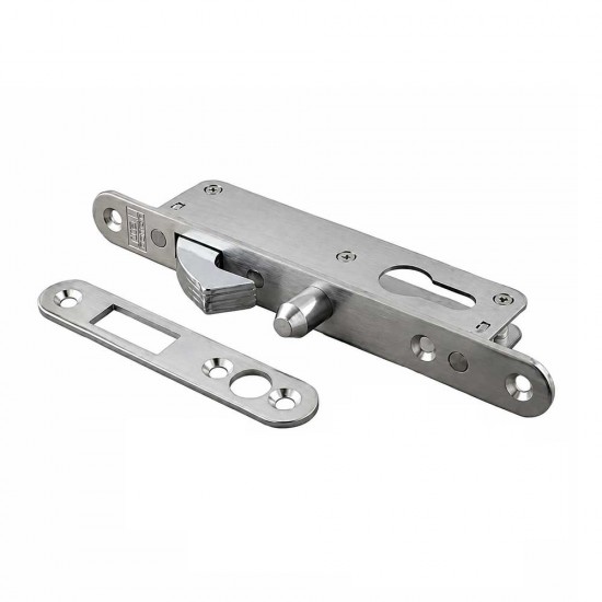 Broasca ingusta cu cioc pentru porti culisante 130x34 mm, inox Broasca ingusta cu cioc pentru porti culisante 130x34 mm, inox