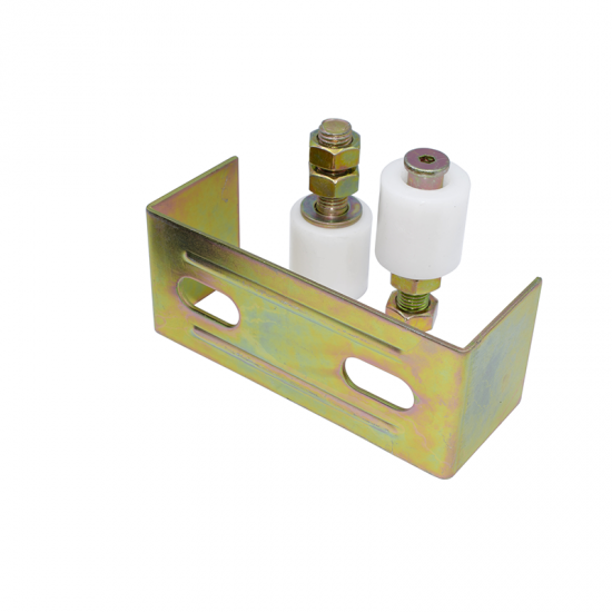 Ghidaj reglabil in forma de U pentru poarta culisanta cu 2 role Ø 41 mm Ghidaj reglabil in forma de U pentru poarta culisanta cu 2 role Ø 41 mm