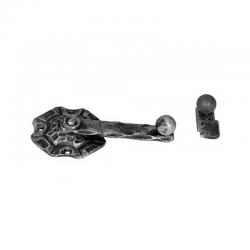 Zavor aplicat decorativ din fier forjat pentru porti si usi din metal sau lemn