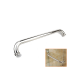 Maner port prosop din inox pentru sticla, suport prosoape cabina dus, lungime 400 mm, interax 375 mm, finisaj lucios Maner port prosop din inox pentru sticla, suport prosoape cabina dus, lungime 400 mm, interax 375 mm, finisaj lucios