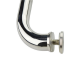 Maner port prosop din inox pentru sticla, suport prosoape cabina dus, lungime 400 mm, interax 375 mm, finisaj lucios Maner port prosop din inox pentru sticla, suport prosoape cabina dus, lungime 400 mm, interax 375 mm, finisaj lucios